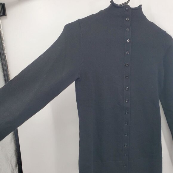 Modern Citizen Charlene Wool Button Mock Neck Sweater Top Women Size Small NWT - Picture 4 of 14